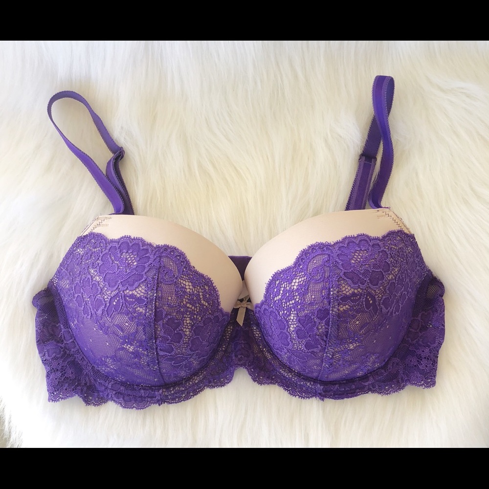 VS dream angels lined Demi purple 36D